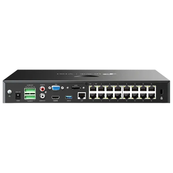 Сетевой видеорегистратор TP-Link VIGI NVR2016H-16P Проводная/ Черный photo 2