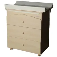 Masă de înfășat Italbaby Dream Natural Unisex / 0+ / White wood