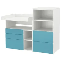 Masă de înfășat Ikea Smastad/Platsa 5744945 Unisex / 0+ / White