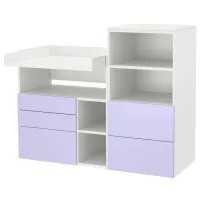 Masă de înfășat Ikea Smastad/Platsa 5744946 Unisex / 0+ / White