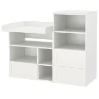 Masă de înfășat Ikea Smastad/Platsa 5744949 Unisex / 0+ / White