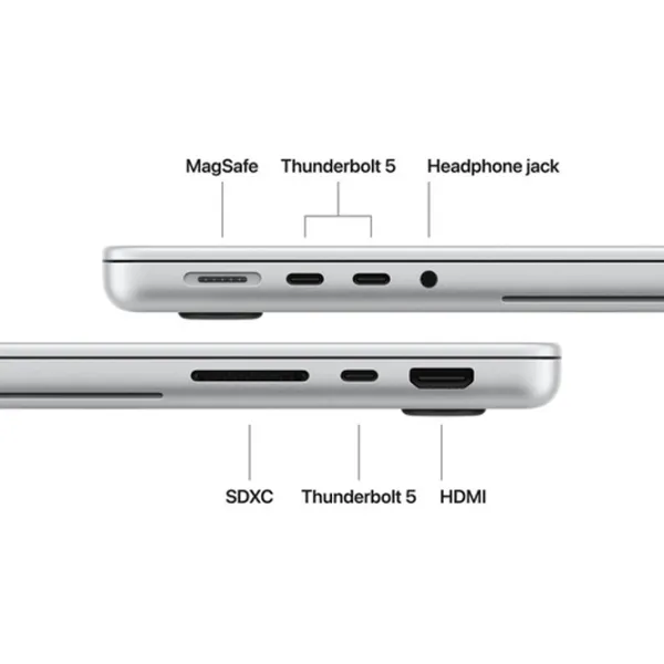 Laptop Apple MacBook Pro 14 2026 PROLED M5 Max (18C/32G) / 36 GB / 2 TB / VGA Integrată / Silver photo 8