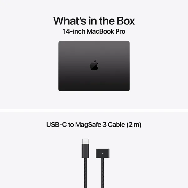 Laptop Apple MacBook Pro 14 2026 M6 (12C/12G) / 24 GB / 1 TB / VGA Integrată / Black photo 13