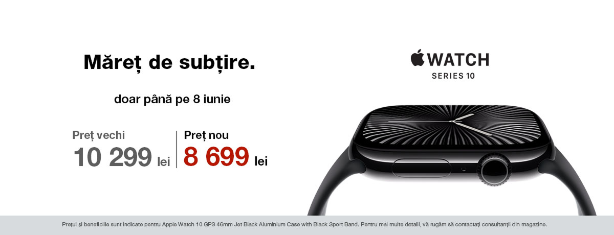 Ofertă exclusivă pentru Apple Watch Series 10!