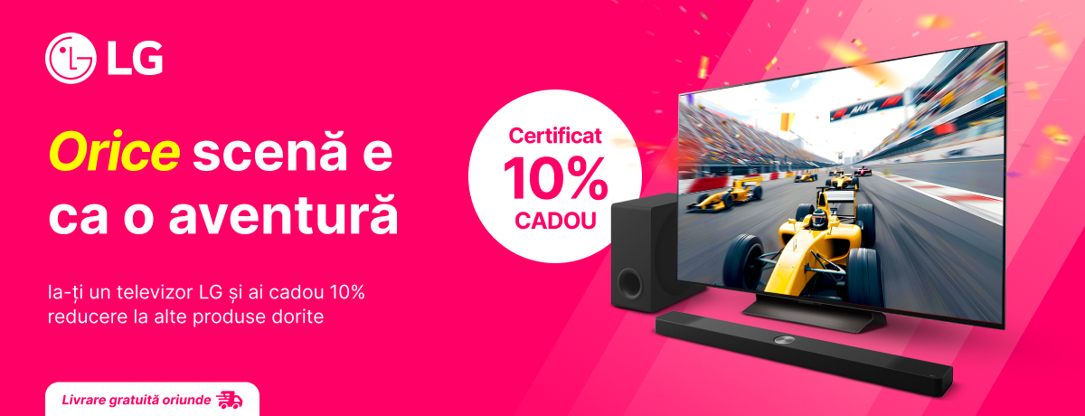 CADOU la orice TV LG ales de tine!