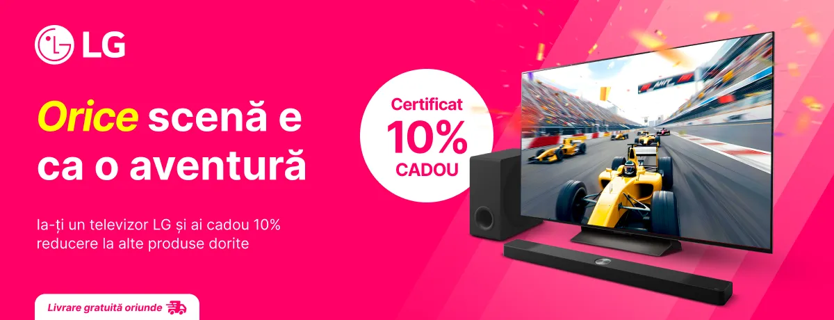 CADOU la orice TV LG ales de tine!