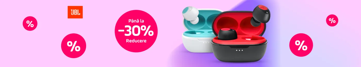 Reduceri până la -30% la căști fără fir JBL