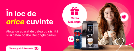 Ai cadou garantat dacă iei aparat de cafea cu râșniță!