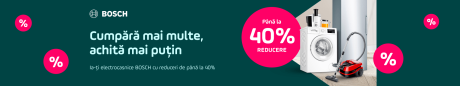 Reduceri la tehnica BOSCH de până la 40%