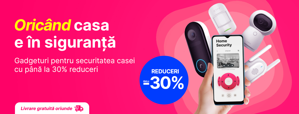 Reduceri la gadgeturi pentru siguranța casei tale!