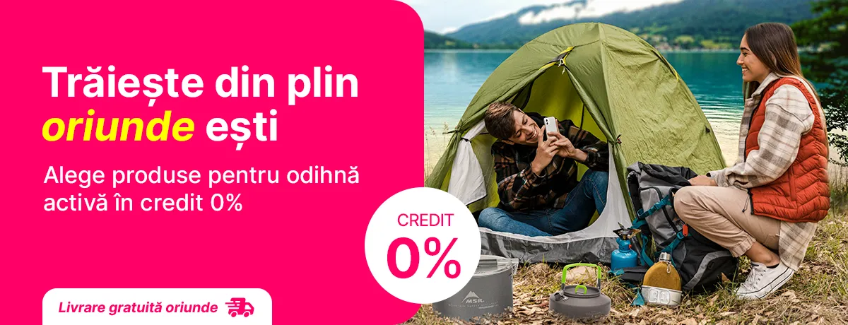 Trăiește din plin oriunde ești, cu produse pentru sport și agrement!