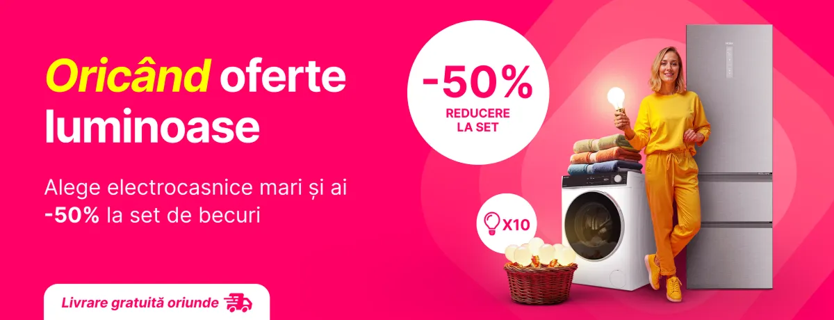 Evrica! Oferte luminoase doar la Enter!