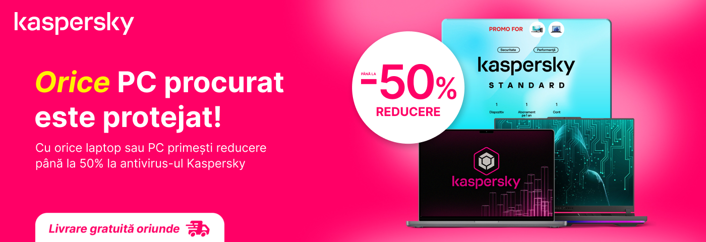 Orice calculator cumpărat trebuie protejat cu antivirus-ul Kaspersky