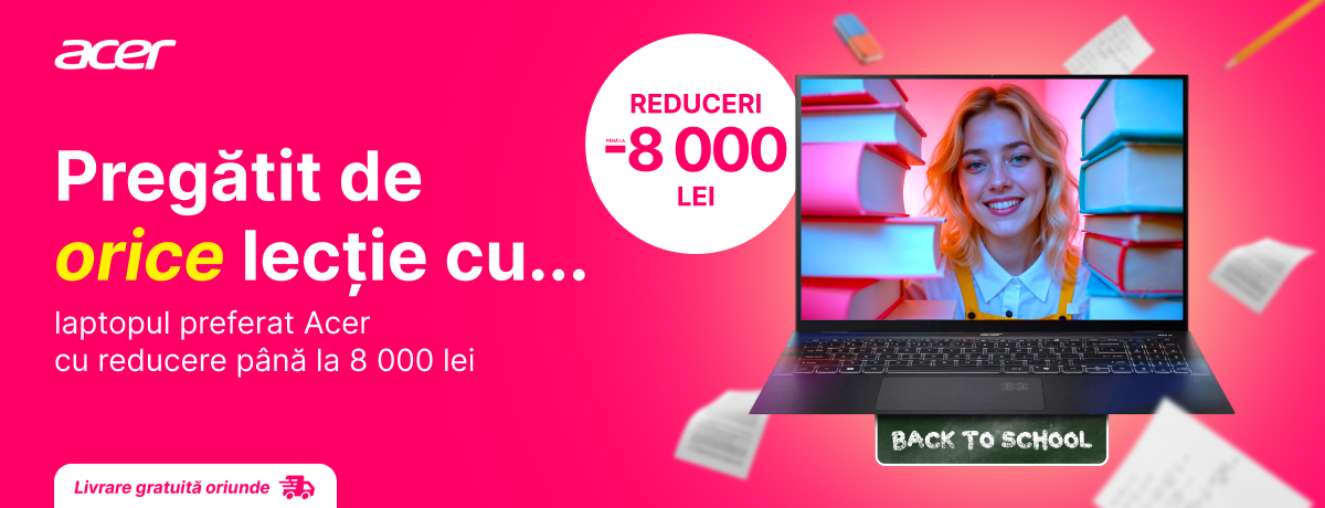 Laptopurile Acer acum cu până la 8 000 lei reduceri!