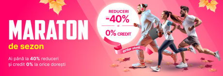 Enter anunță Maraton de sezon cu reduceri și credit 0% la orice!