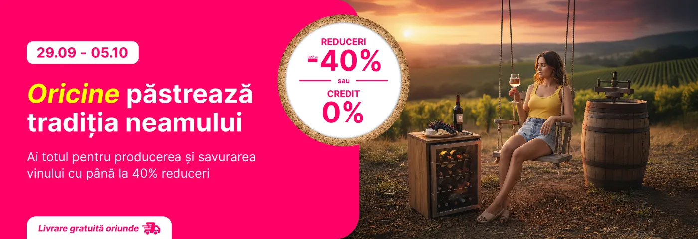 Oricine păstrează tradiția neamului de a face vin gustos acasă!