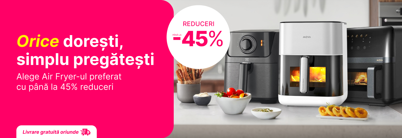 Cu un Air Fryer în bucătărie orice dorești, simplu pregătești!