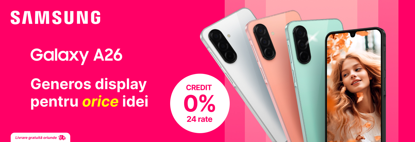 Galaxy A26 te va cuceri!