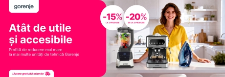 E mai avantajos să iei mai multe electrocasnice Gorenje!