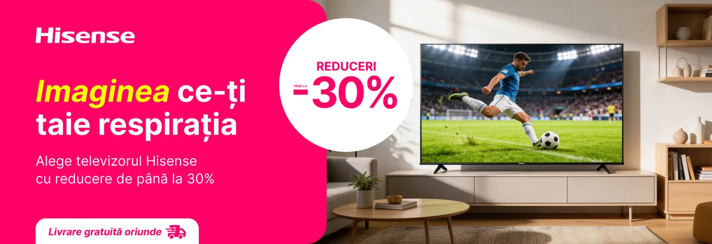Alege diagonala preferată Hisense!