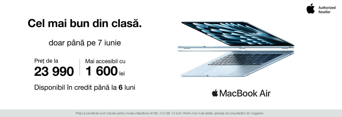 Întâmpină Macbook Air – elevul exemplar!