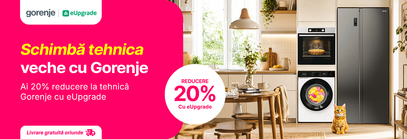Beneficiază acum de 20% reducere la tehnică Gorenje!