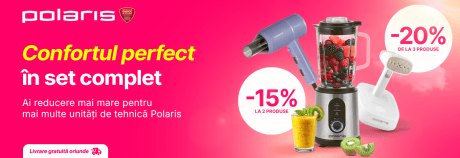 Confortul perfect vine în setul complet de tehnică Polaris!