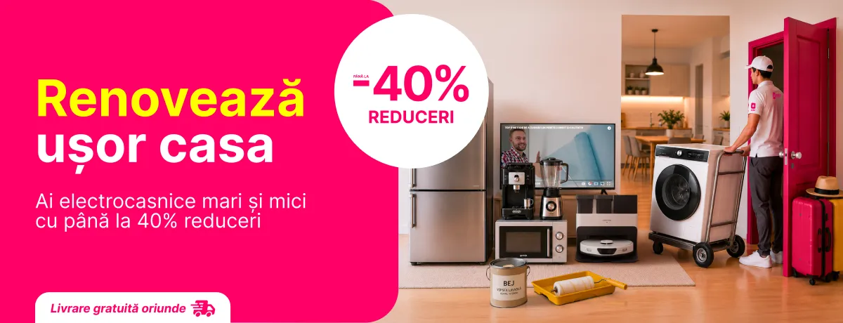 Renovează ușor casa cu reduceri la tehnică!