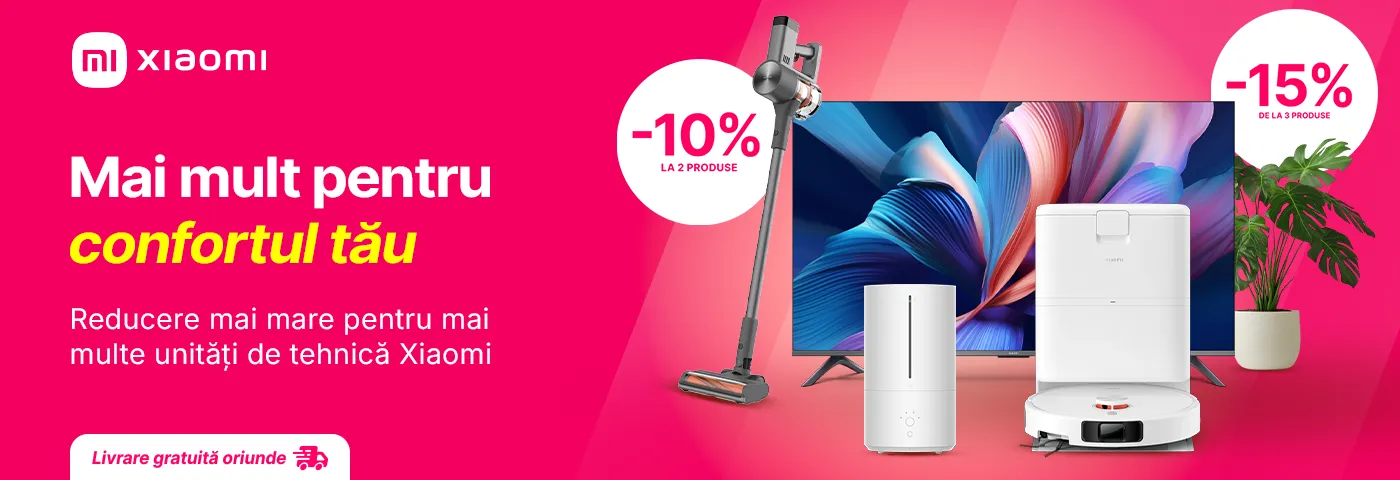 Mai mult pentru confortul tău cu Xiaomi!