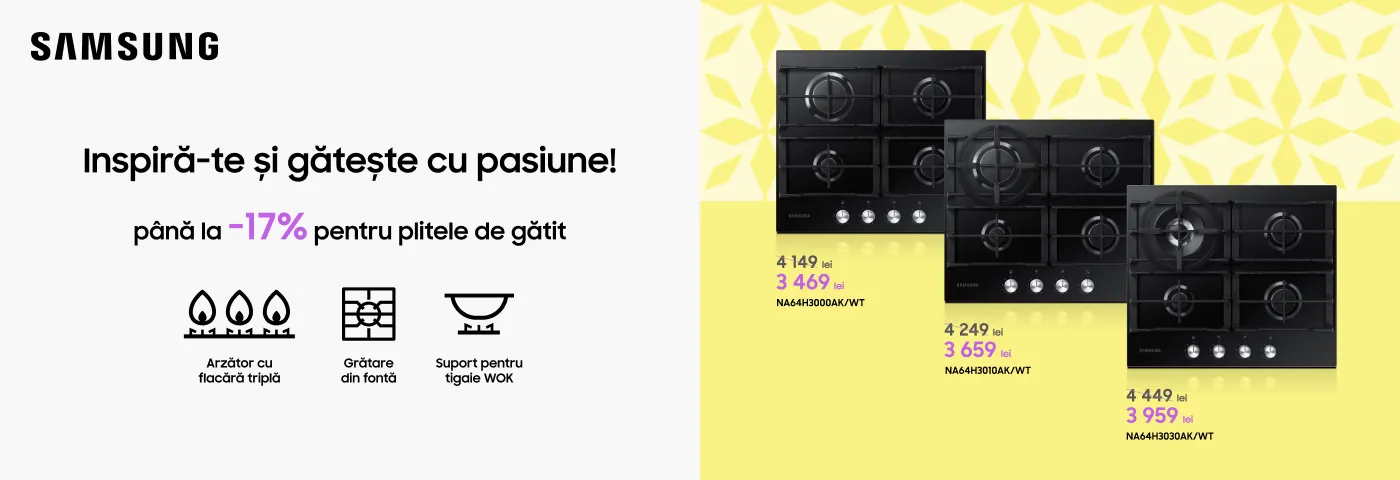 Gătește cu plăcere alături de Samsung!