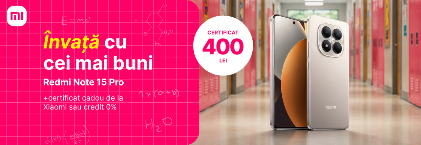 Învață cu Xiaomi Redmi Note 15 Pro!