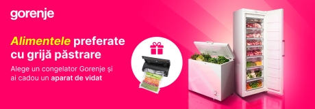 Cadou aparat de vidat la achiziția unui congelator Gorenje!