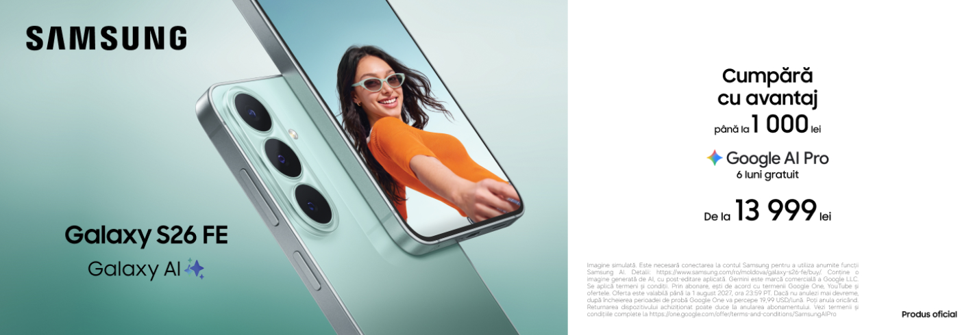 E aici - noul Samsung Galaxy S26 FE!