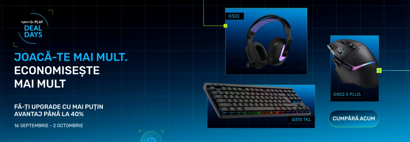 Joacă cu Logitech!