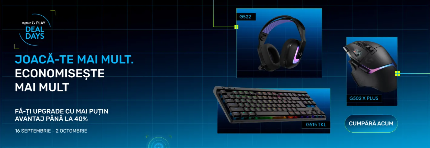 Joacă cu Logitech!