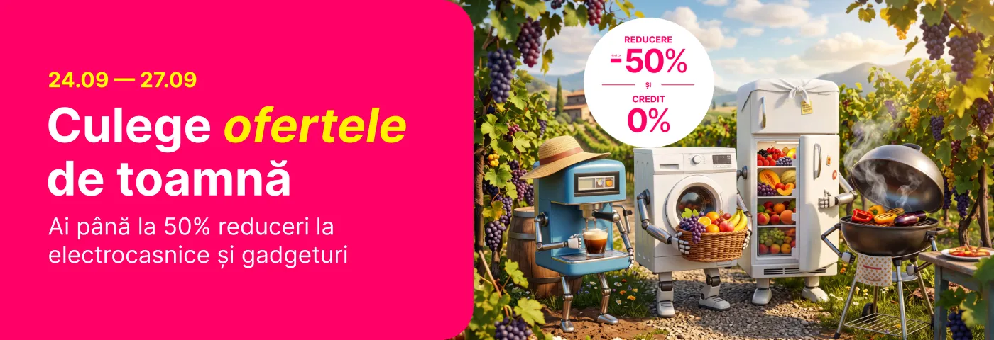 Culege ofertele de toamnă la Enter, doar între 24 și 27 septembrie!