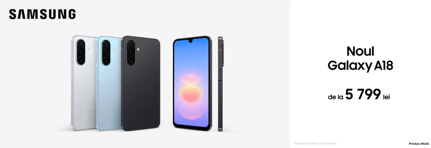 Noul Galaxy A18 deja în vânzare!