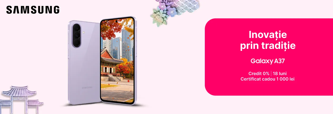 Certificat cadou la achiziția superbului Galaxy A37!